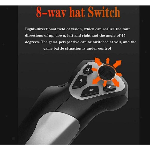 PXN-F16 Flight Stick Joystick Game Controller for PC Fly Aviation Games Parts - Picture 3 of 14